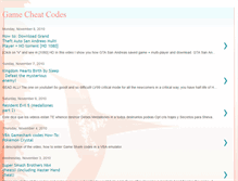 Tablet Screenshot of gamescheats-codes.blogspot.com