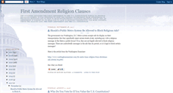 Desktop Screenshot of churchvstate.blogspot.com