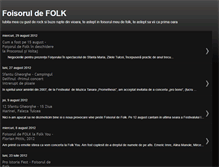 Tablet Screenshot of foisoruldefolk.blogspot.com