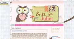 Desktop Screenshot of books4juliet.blogspot.com