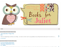 Tablet Screenshot of books4juliet.blogspot.com