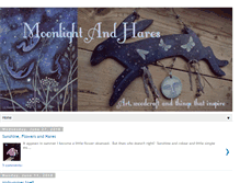 Tablet Screenshot of moonlightandhares.blogspot.com