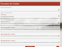 Tablet Screenshot of escudosdeclubes.blogspot.com