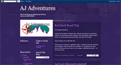 Desktop Screenshot of ajadventureco.blogspot.com