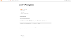 Desktop Screenshot of callyoloughlin.blogspot.com