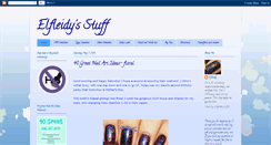 Desktop Screenshot of elfleidys-stuff.blogspot.com