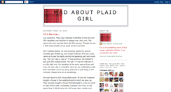 Desktop Screenshot of madaboutplaidgirl.blogspot.com