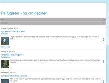 Tablet Screenshot of fugletur.blogspot.com