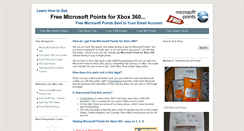 Desktop Screenshot of microsoftpointsxbox360.blogspot.com