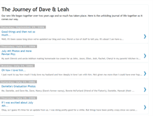 Tablet Screenshot of daveandleah.blogspot.com