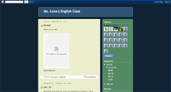 Desktop Screenshot of mslovesenglishclass.blogspot.com
