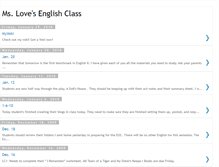 Tablet Screenshot of mslovesenglishclass.blogspot.com