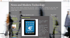 Desktop Screenshot of newsandmoderntechnology.blogspot.com