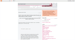 Desktop Screenshot of freeisraelnow.blogspot.com