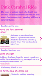 Mobile Screenshot of pinkcarnivalride.blogspot.com