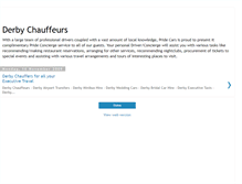 Tablet Screenshot of derbychauffeurs.blogspot.com