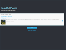 Tablet Screenshot of beautifulplaces-world.blogspot.com