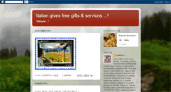 Desktop Screenshot of italyfreegift.blogspot.com