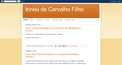 Desktop Screenshot of irineudecarvalhofilho.blogspot.com