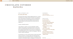 Desktop Screenshot of chocolatecoveredbanana.blogspot.com