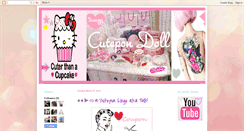 Desktop Screenshot of cutepondoll.blogspot.com