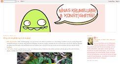 Desktop Screenshot of krumelurkonst.blogspot.com
