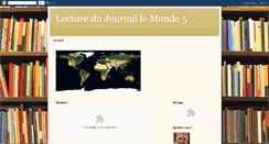 Desktop Screenshot of lecturejournallemonde5.blogspot.com