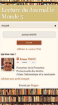 Mobile Screenshot of lecturejournallemonde5.blogspot.com