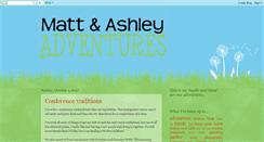 Desktop Screenshot of mattandashleyadventures.blogspot.com