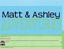 Tablet Screenshot of mattandashleyadventures.blogspot.com