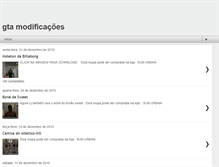Tablet Screenshot of gta-modificacoes.blogspot.com