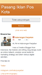 Mobile Screenshot of iklanposkota.blogspot.com