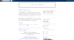 Desktop Screenshot of odetoblue.blogspot.com