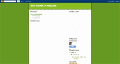 Desktop Screenshot of buydomainonline.blogspot.com