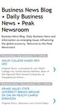 Mobile Screenshot of peaknewsroom.blogspot.com