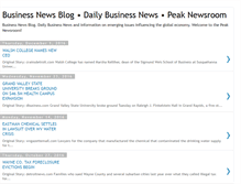 Tablet Screenshot of peaknewsroom.blogspot.com