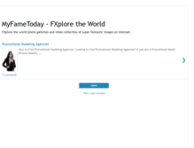 Tablet Screenshot of myfametoday2.blogspot.com