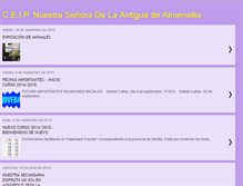 Tablet Screenshot of colenuestrasenoradelaantigua.blogspot.com