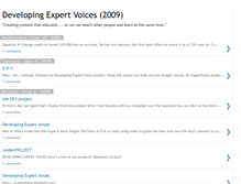 Tablet Screenshot of expertvoices09.blogspot.com