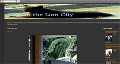 Desktop Screenshot of catslioncity.blogspot.com