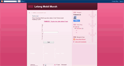 Desktop Screenshot of lelangmobilmurah.blogspot.com