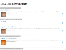 Tablet Screenshot of lolalealbcn.blogspot.com