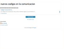 Tablet Screenshot of codigoscomunicativos.blogspot.com