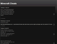 Tablet Screenshot of best-minecraft-cheats.blogspot.com