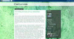 Desktop Screenshot of cestlalinda.blogspot.com