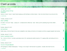 Tablet Screenshot of cestlalinda.blogspot.com