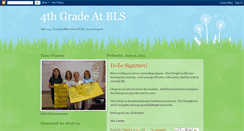 Desktop Screenshot of 4thgradebls.blogspot.com