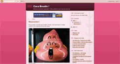 Desktop Screenshot of leblogducacaboudin.blogspot.com