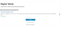 Tablet Screenshot of digitalwords.blogspot.com
