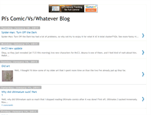 Tablet Screenshot of comicvswhatever.blogspot.com